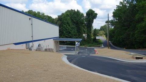 Picture of Donation Drive through looking from top of Road